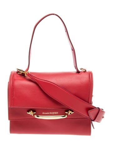 Alexander McQueen Leather Top Handle Bag