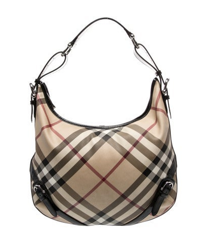 Burberry Super Nova Check Hobo