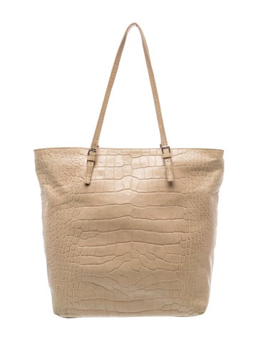 Embossed Leather Tote