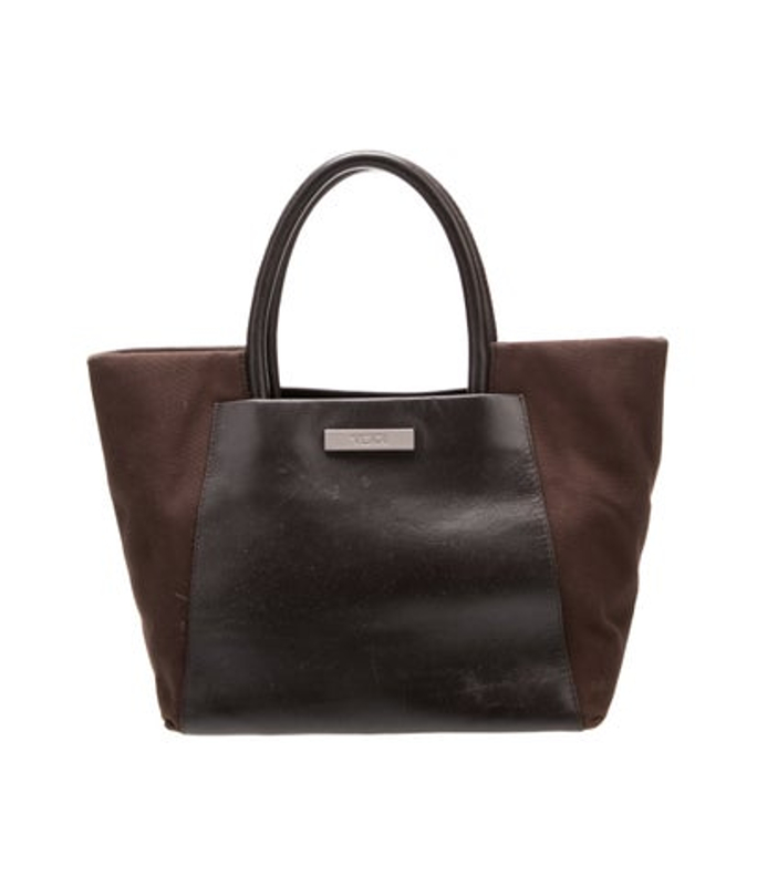 Tumi Leather Top Handle Bag