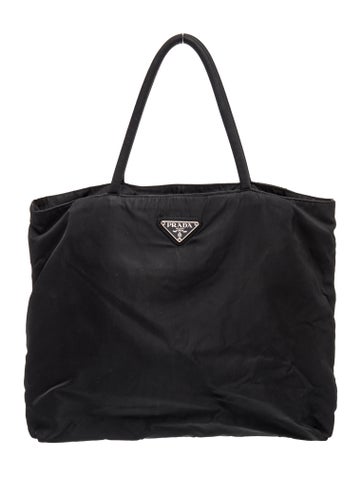 Tessuto Nylon Top Handle Bag