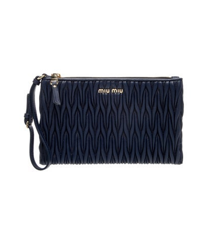 Miu Miu Miu Leather Clutch