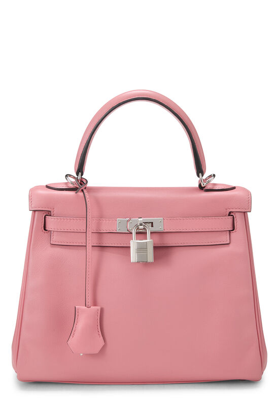 Hermes Rose D'ete Swift Kelly Retourne 25