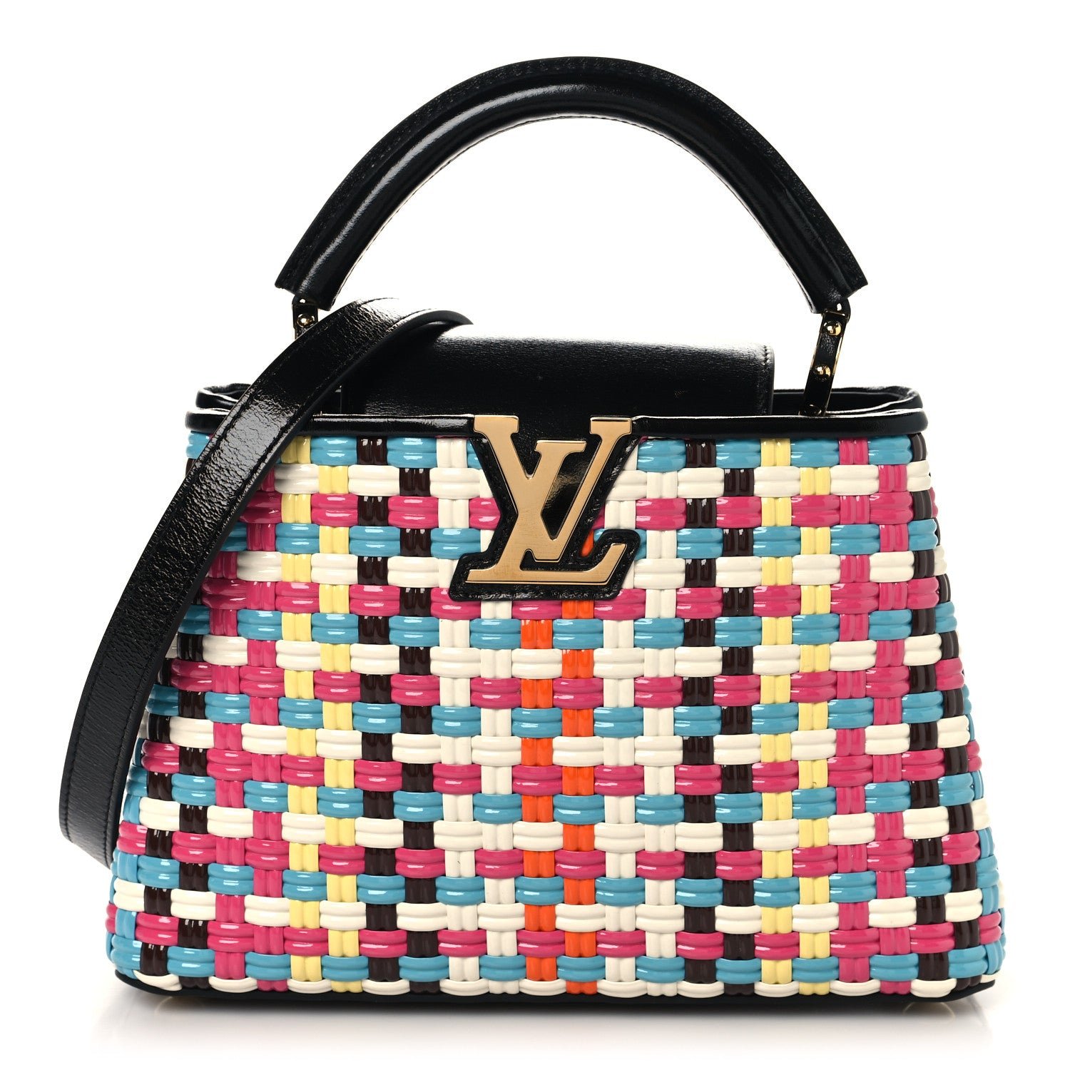 Louis Vuitton Taurillon Calfskin Guinguette Capucines BB Multicolor