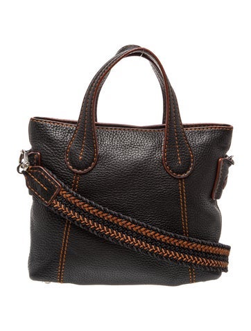 Leather Top Handle Bag