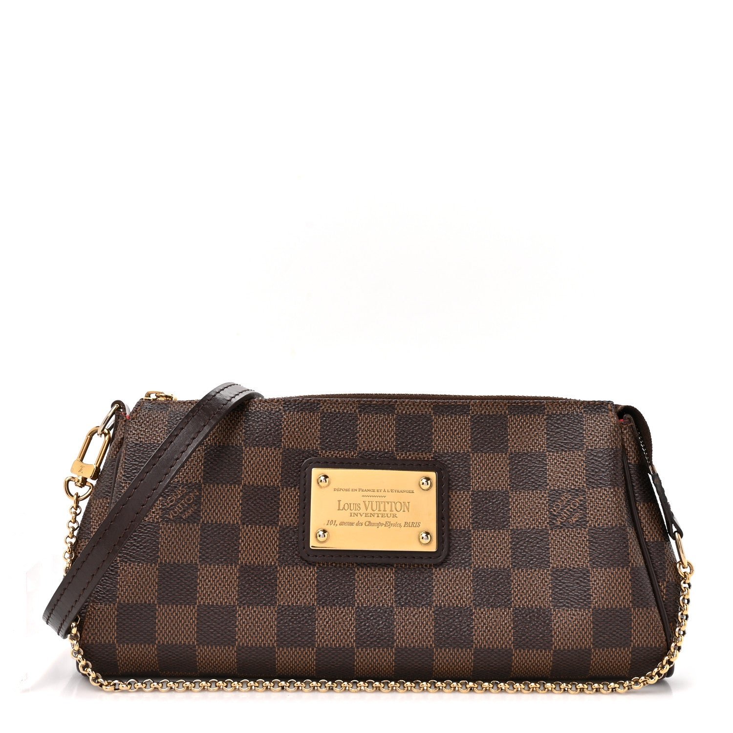Louis Vuitton Damier Ebene Eva Clutch