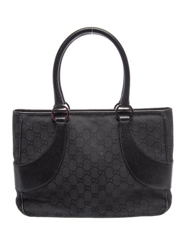 GG Canvas Top Handle Bag