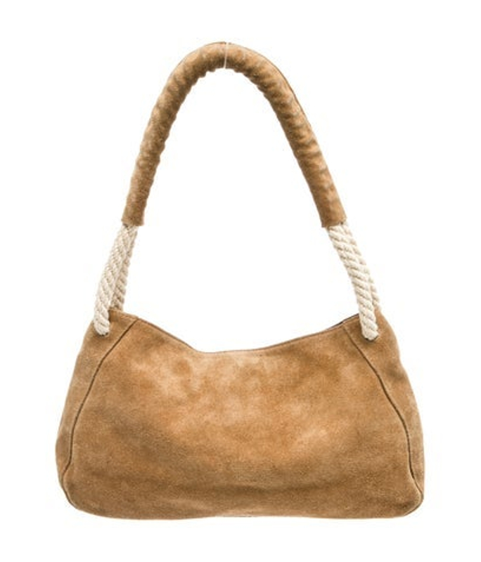 Furla Suede Shoulder Bag