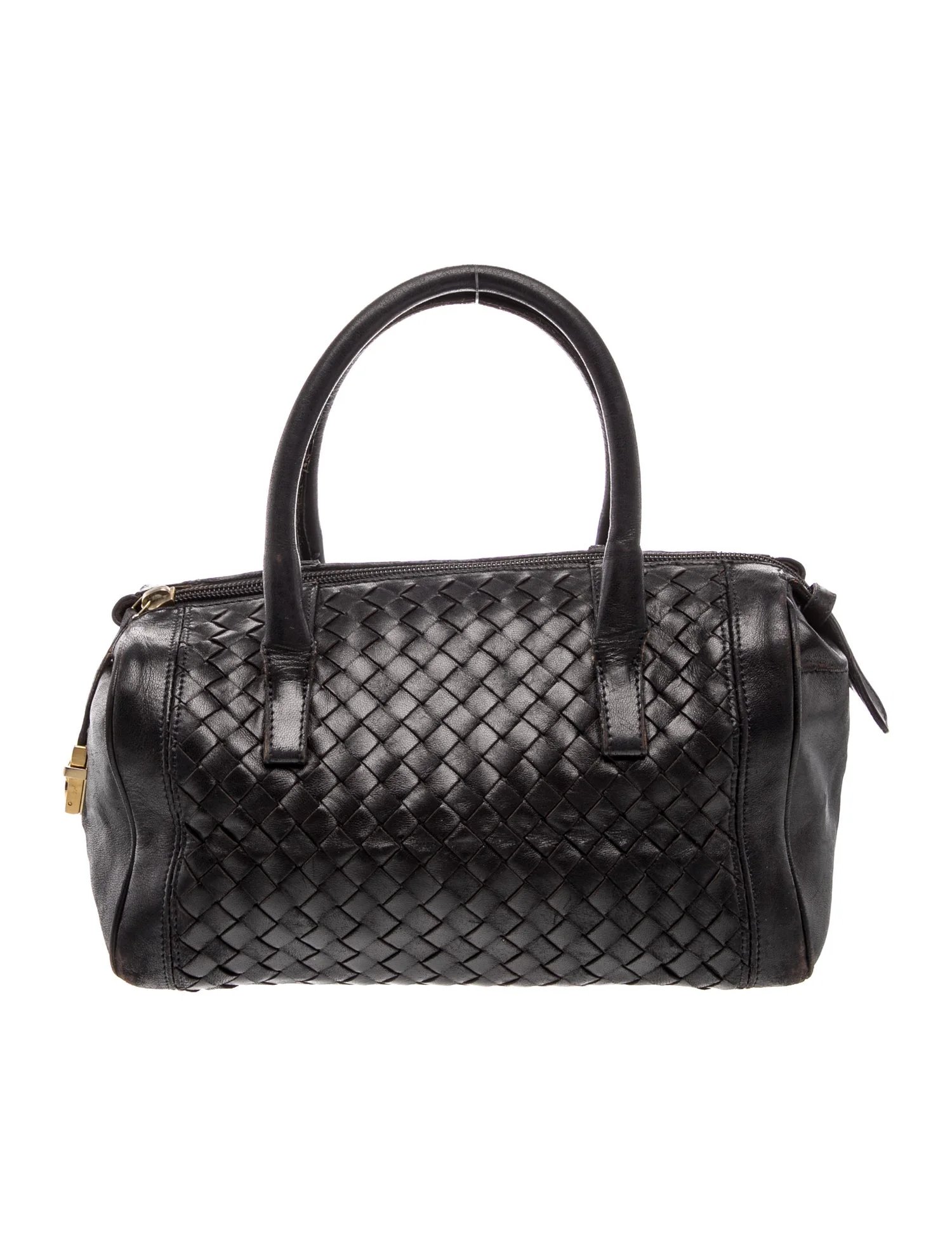 Intrecciato Top Handle Bag Vintage