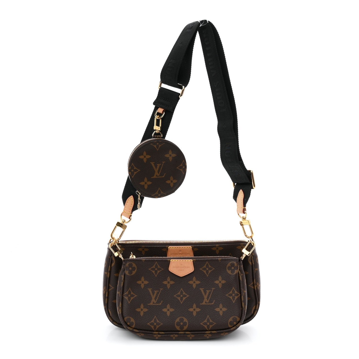 Louis Vuitton Monogram Multi Pochette Accessories Black