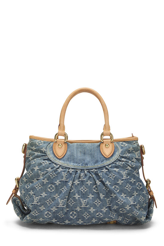 Louis Vuitton Blue Monogram Denim Neo Cabby MM