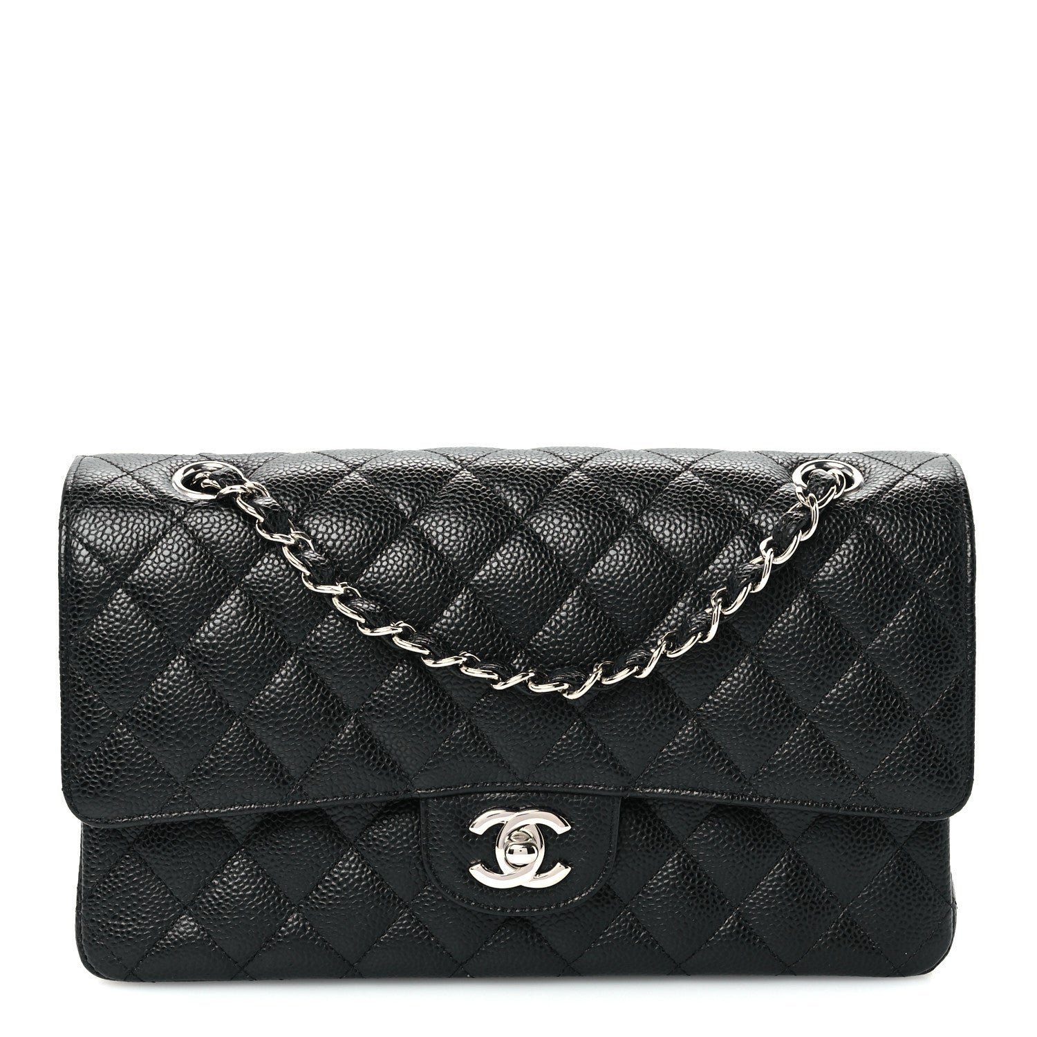 Chanel Caviar Quilted Medium Double Flap Black