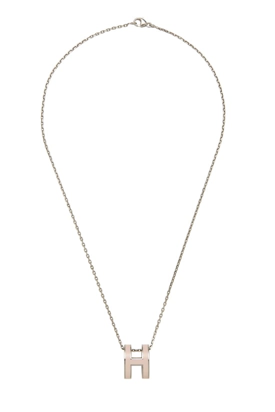 Pink "Pop H" Necklace
