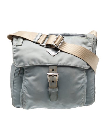 Enameled Metal Triangle Crossbody Bag Medium