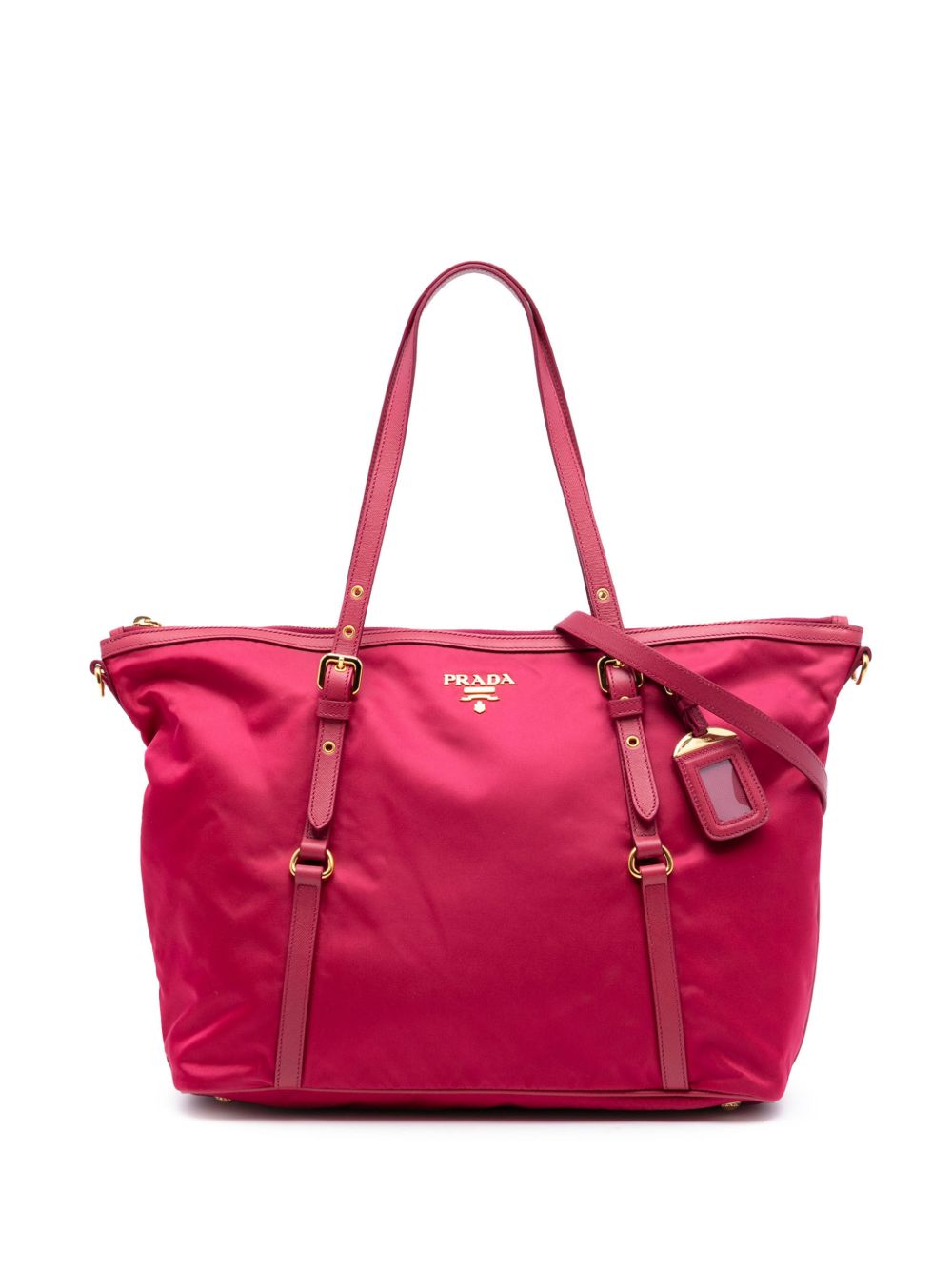 2010-2025 Saffiano Trimmed Tessuto satchel