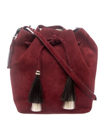 Suede Bucket Bag