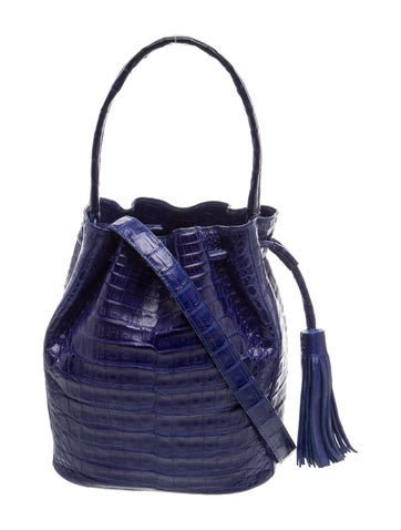 Nancy Gonzalez Crocodile Top Handle Bag