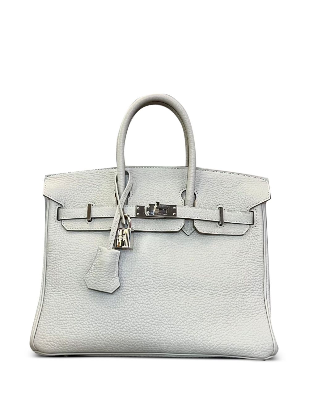 Hermes 2022 Birkin 25 Verso Togo palladium-hardware tote bag