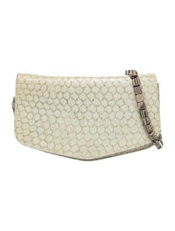 Embossed Leather Shoulder Bag