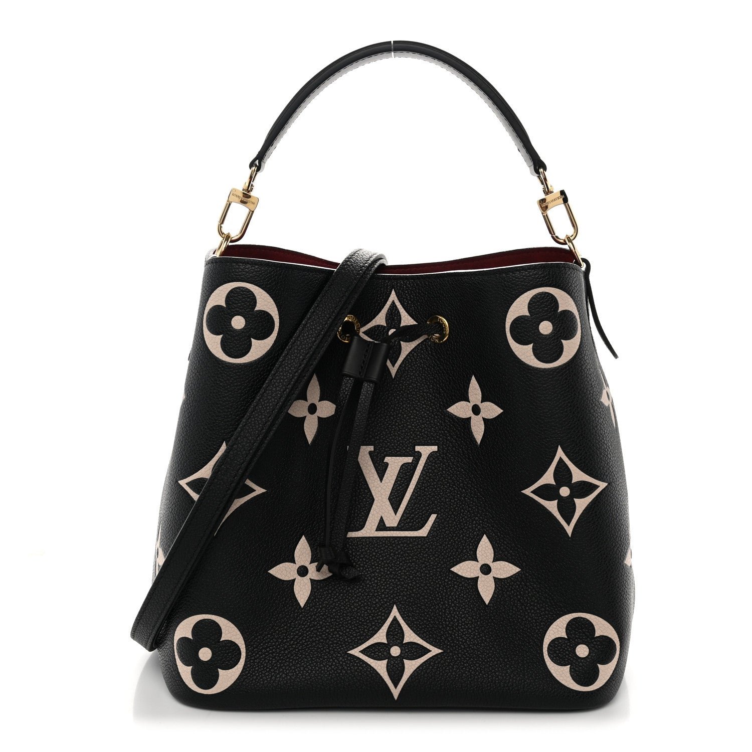 Louis Vuitton Empreinte Monogram Giant Neonoe MM Black Beige