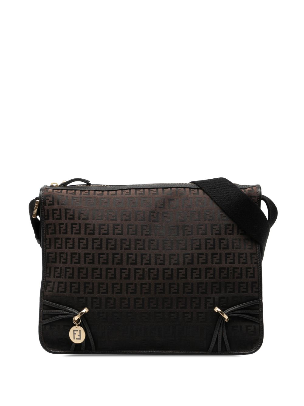 2000-2010 Zucchino Canvas F Charm crossbody bag