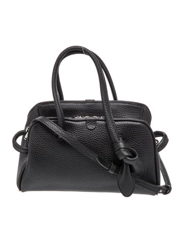 Leather Top Handle Bag