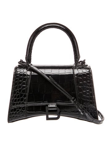 Embossed Leather Hourglass Small