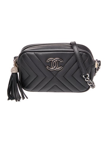 Small Diagonal Chevron Camera Bag