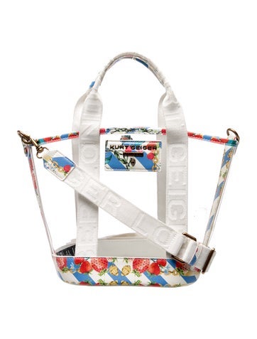 Kurt Geiger Raffia Top Handle Bag