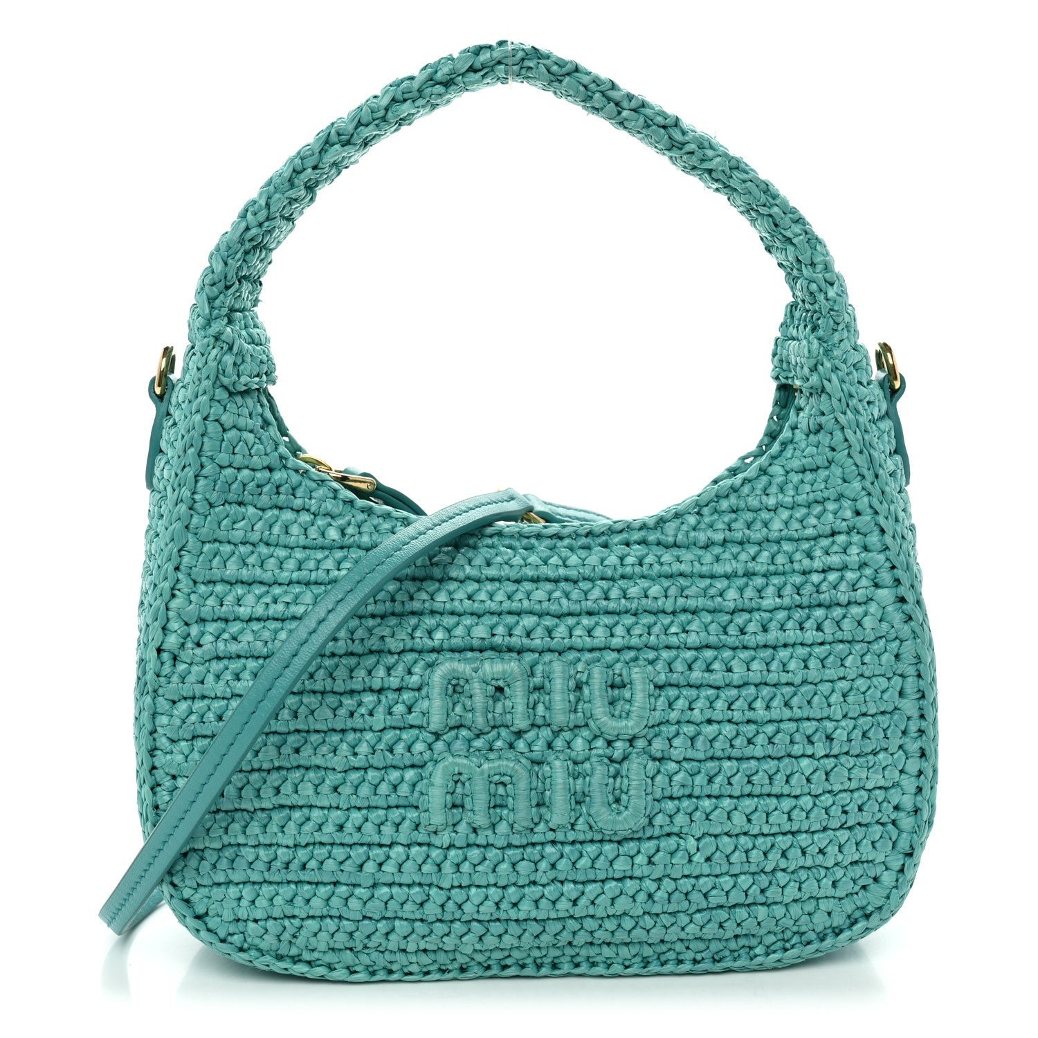Miu Miu Crochet Mini Wander Hobo Giada