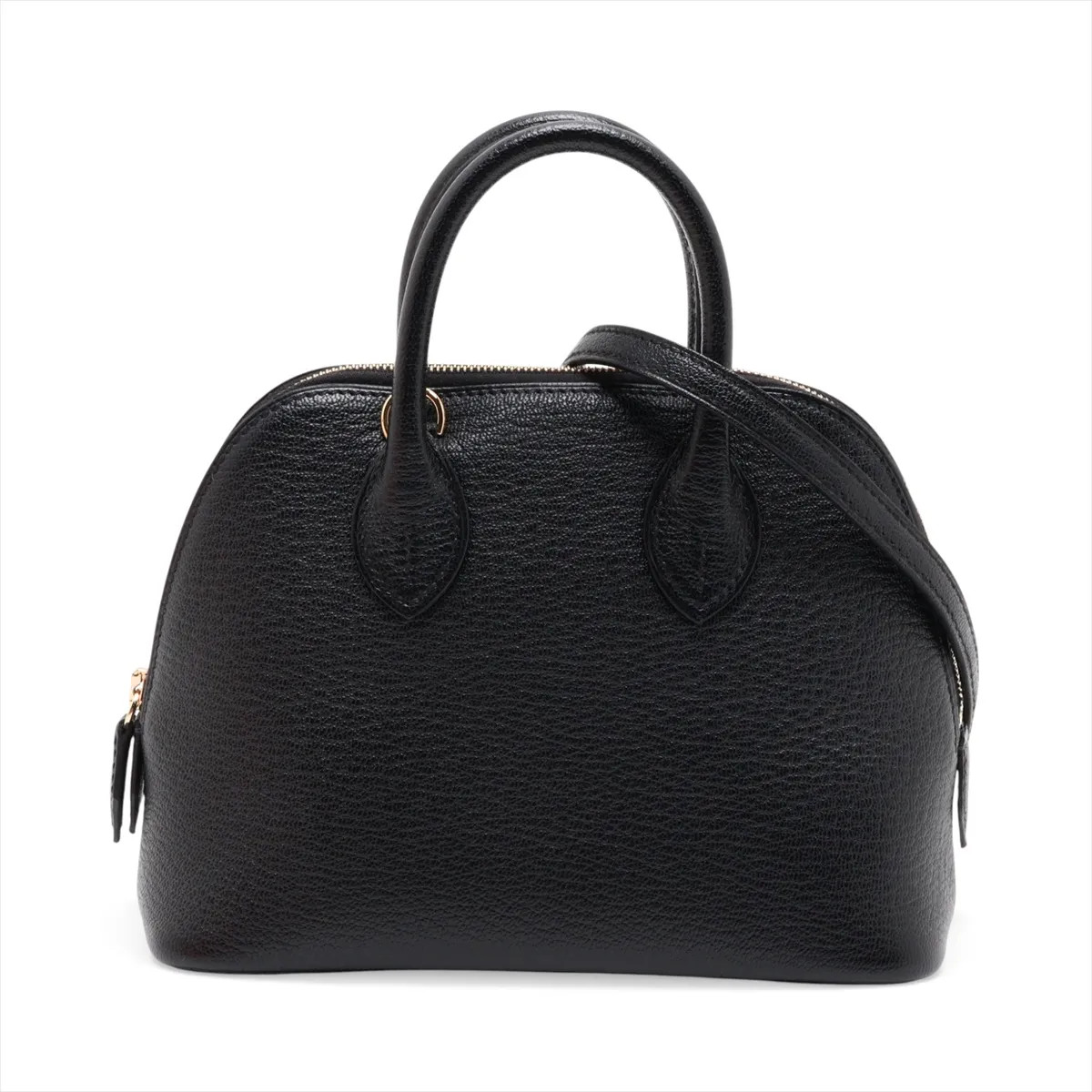 Hermès Bolide 1923 Mini 18 Chèvre Mysore Black Gold Metal Fittings
