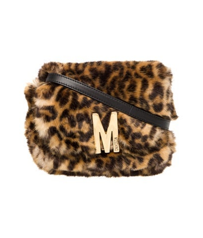 Moschino Faux Fur Crossbody Bag