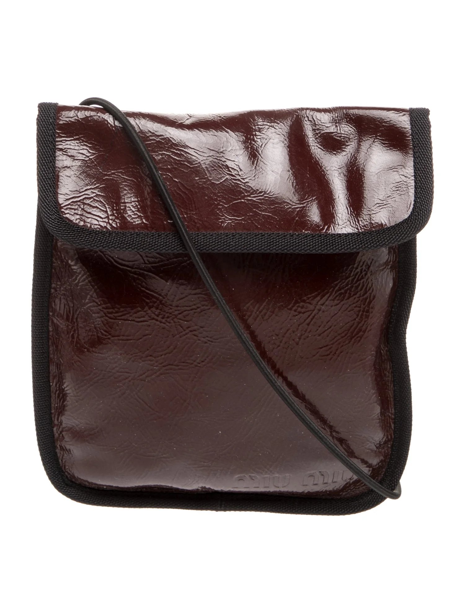 Miu Miu Patent Leather Crossbody Bag Vintage