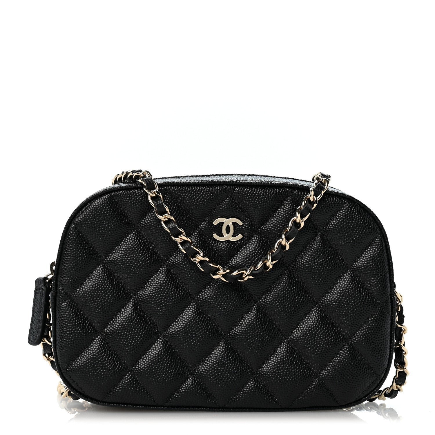 Chanel Caviar Quilted Vanity With Chain Black