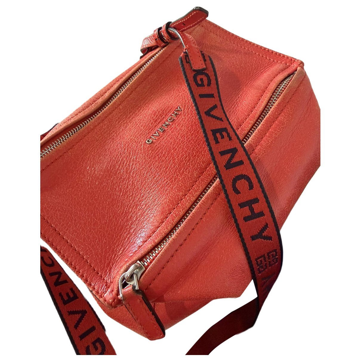 Pandora Box leather crossbody bag