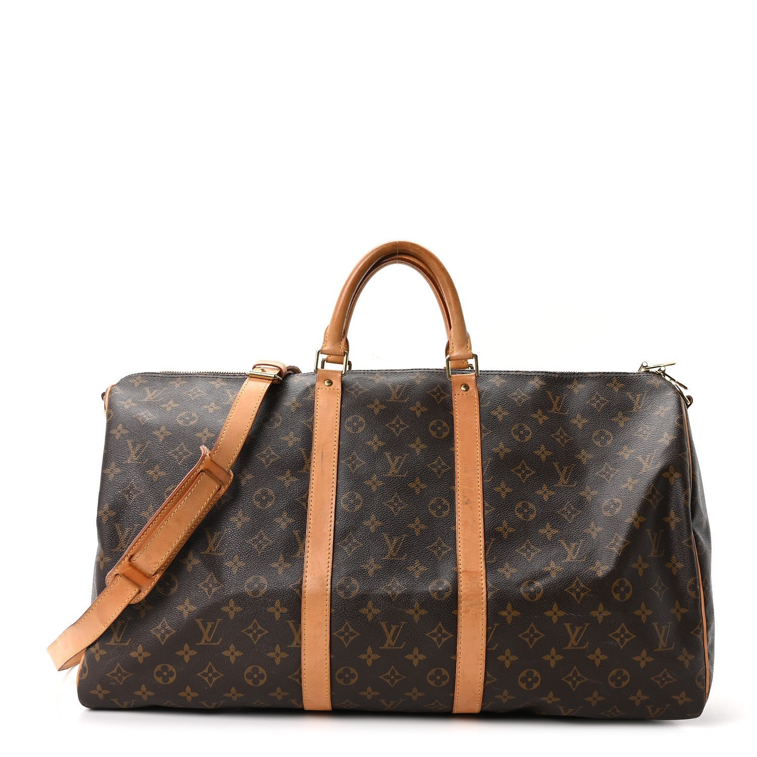 Louis Vuitton Louis Vuitton Monogram Keepall Bandouliere 55