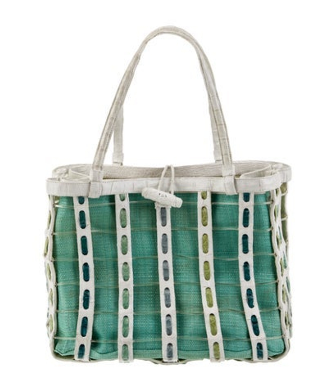 Nancy Gonzalez Gonzalez Raffia Tote
