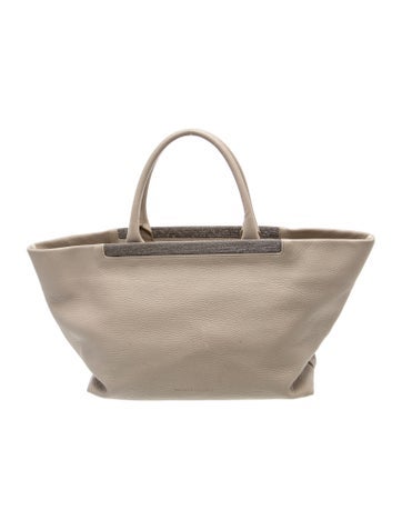 Leather Top Handle Bag