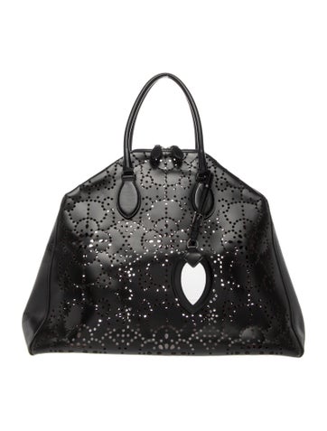 Leather Top Handle Bag
