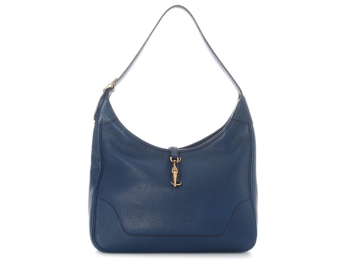 Hermès Vintage Navy Togo Trim II 31