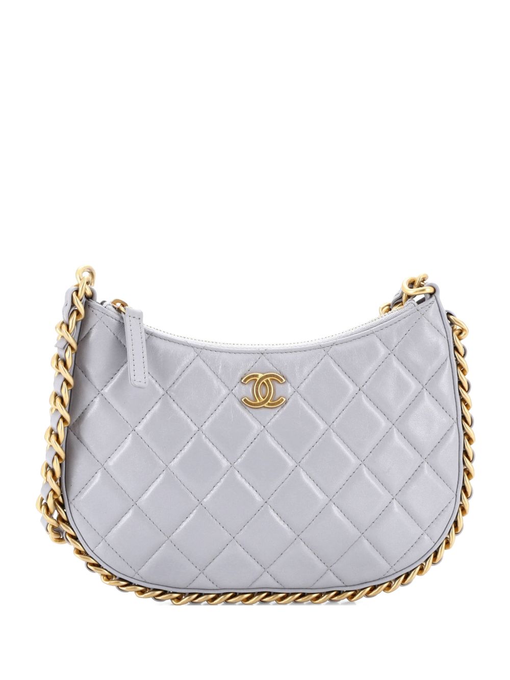CC Chain Around Quilted Lambskin hobo bag