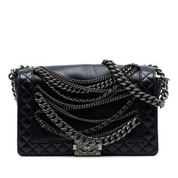 Lambskin Medium Paris Dallas Enchained Boy Flap