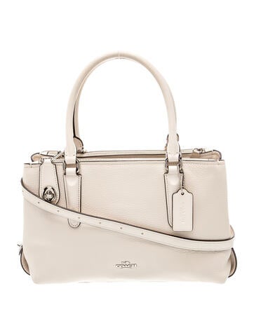 Leather Top Handle Bag