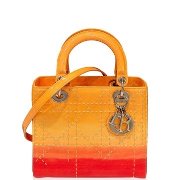 Patent Leather Lady Dior Medium