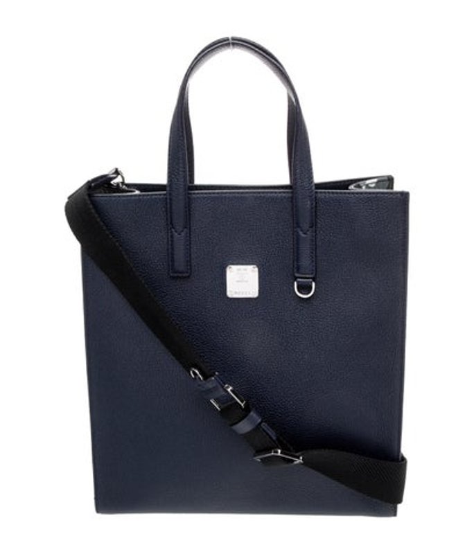 MCM Leather Top Handle Bag