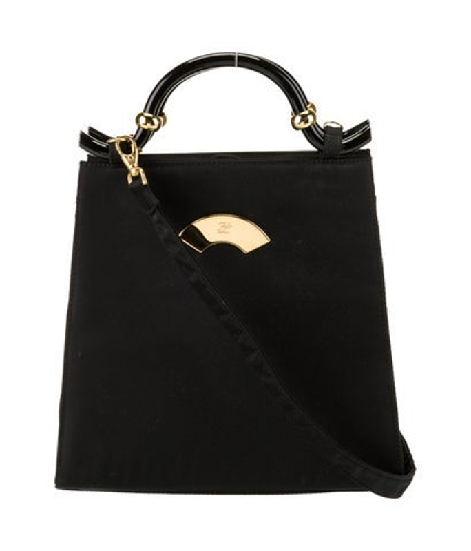 Karl Lagerfeld Lagerfeld Nylon Top Handle Bag