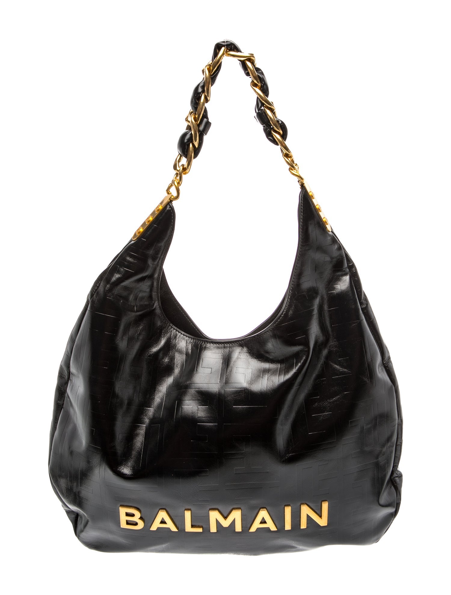 Balmain Leather Hobo