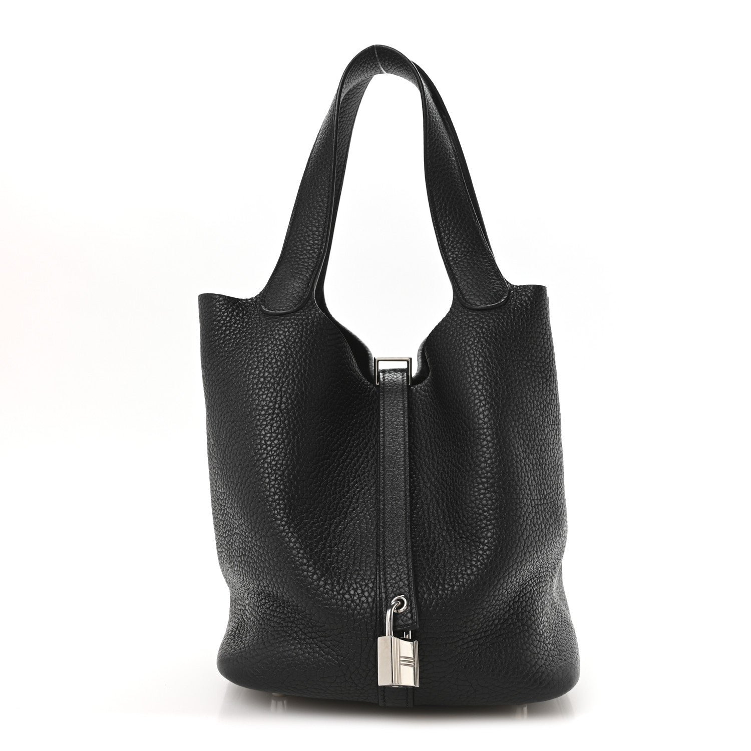Hermes Taurillon Clemence Picotin Lock 22 MM Black