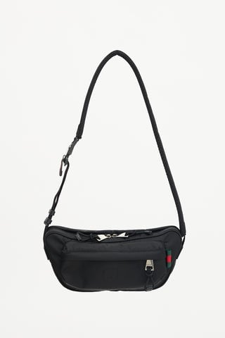 FW 2024 Nylon Logo Crossbody Bag
