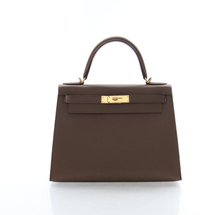Hermes Hermes Toundra Veau Madame Sellier Kelly 28